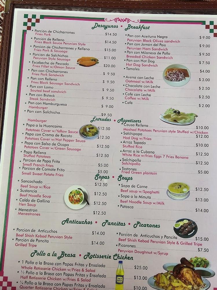 La Tia Delia Menu image 1